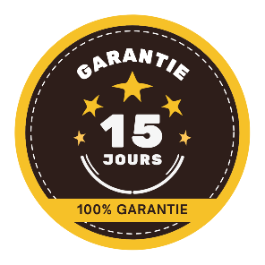 Yellow and Brown vintage Money Back Guarantee Circle Sticker (1).png